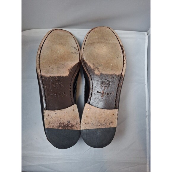 DOMANI Men\'s Two-Tone Leather Kiltie Tassel Loafers Size 11.5